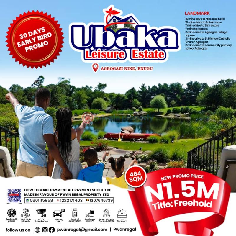 Residential Land For Sale Agbogazi Nike Enugu Suburb Enugu Area  - 0