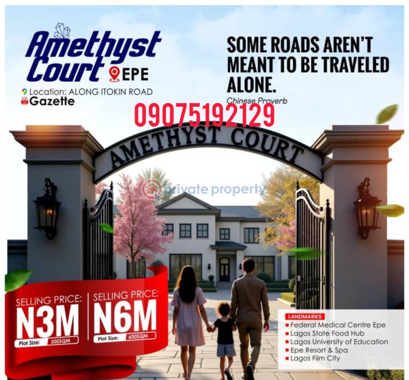 Land For Sale Itokin Epe Epe Lagos