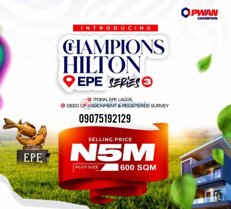 Land For Sale Itokin Epe Epe Lagos