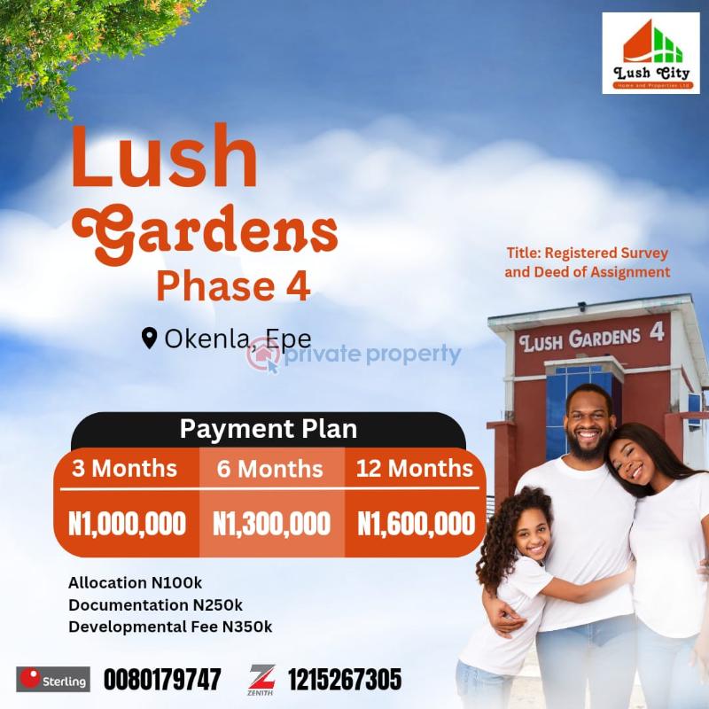 Land For Sale Lush Garden Estate Phase 4 Ajah Lagos - 1