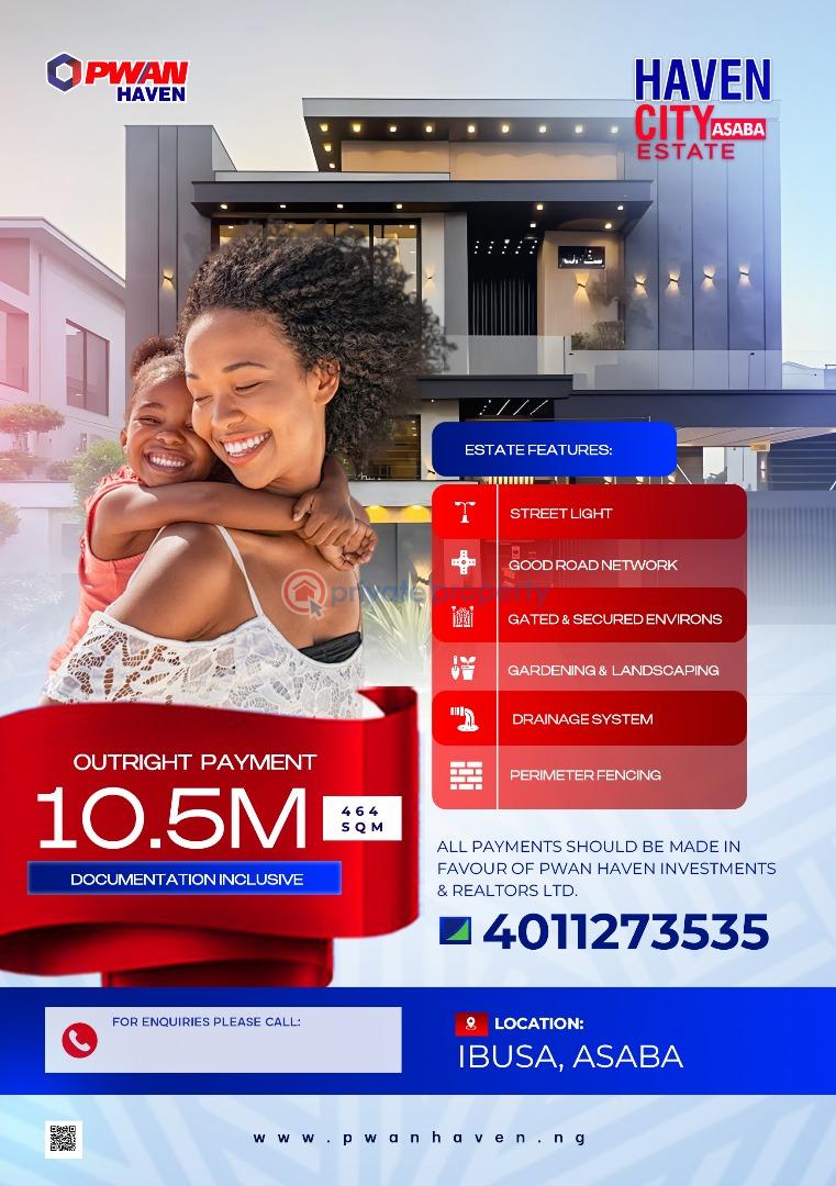 Mixed use Land For Sale Strategically Located In The Fast Growing Ibusa Axis Of Asaba Asaba Delta