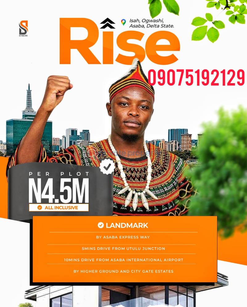 Land For Sale Isah, Ogwashi Aniocha Delta