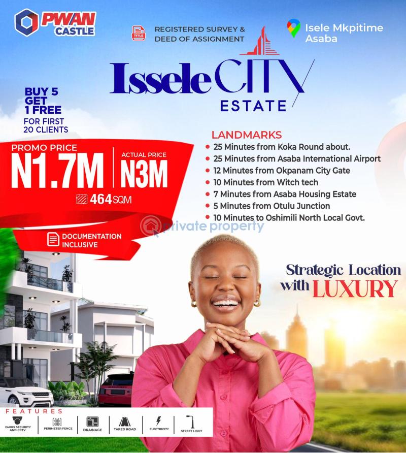 Land For Sale Issele Mkpetime Oshimili Delta