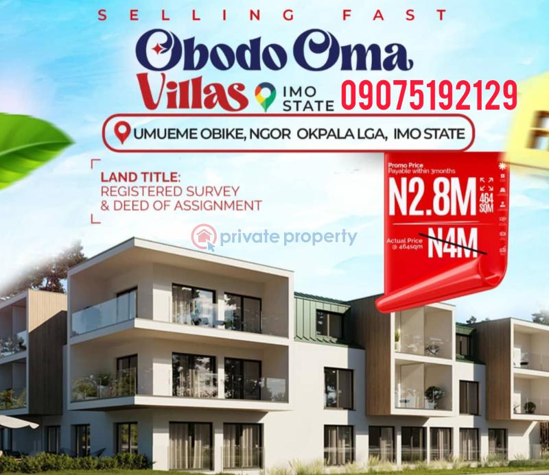 Land For Sale Obike Ngor-Okpala Imo