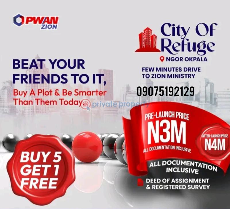 Land For Sale Close To Zion Ministry Permanent Site Ngor Okpala Ngor-Okpala Imo