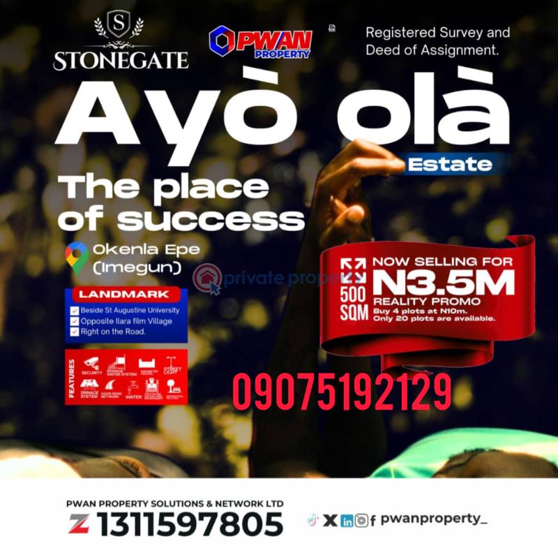 Land For Sale Okenla Epe Epe Lagos