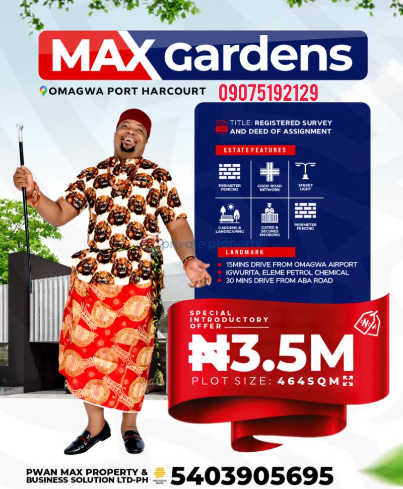Land For Sale Omagwa Port Harcourt Rivers