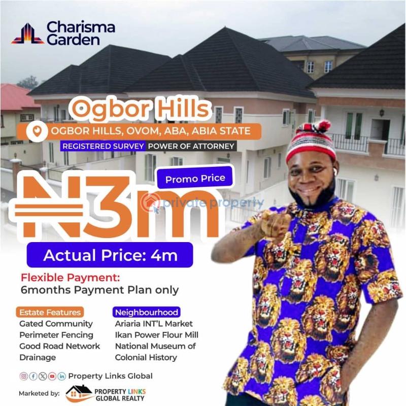 Residential Land For Sale Charisma Garden Estate Ogbor Hills Aba South Abia
