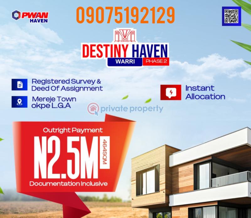 Land For Sale Mereje Town Warri Delta