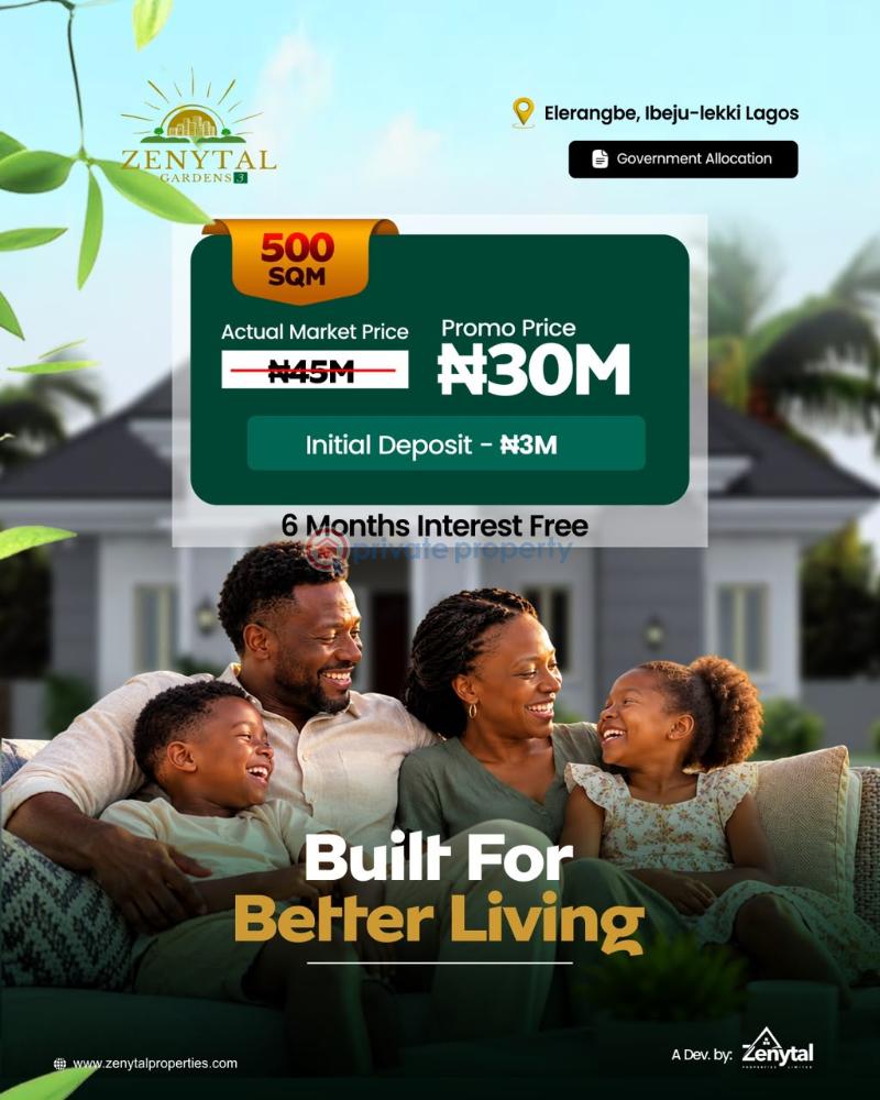 Residential Land For Sale Zenytal Gardens Phase 3 Eleranigbe Ibeju Lekki Eleran Igbe Ibeju-Lekki Lagos - 0