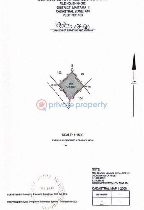 Residential Land For Sale Maitama Ii / Abuja Maitama Abuja Phase 1 