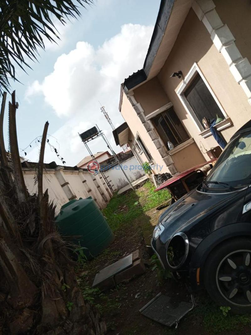 Land measuring 1200sqm with a demolishable bungalow for commercial purposes - 0 Commercial Land For Sale Wemco Road Ogba Lagos - 0
