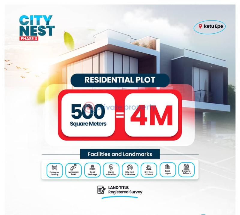 Land For Sale Citynest Phase 3 Estate Ketu Epe Lagos Epe Lagos - 1