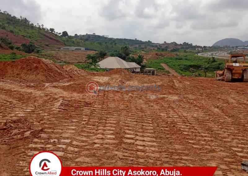 Residential Land For Sale Crown Hills Estate Is Facing The Road Very Good Location To Invest Your Money. Deposit To Get Started. Asokoro Abuja Phase 1  - 13