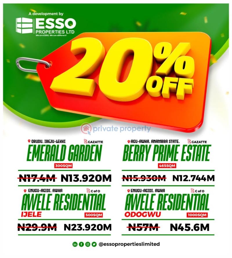 Mixed use Land For Sale Solex Villa In Epe, Close To Ikorodu Express Way Epe Lagos