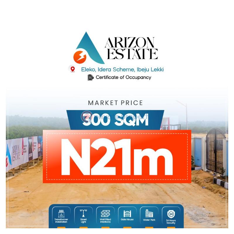 Land with c of o at idera scheme eleko ibeju lekki- arizon estate .price increases by 1st of april - 4 Residential Land For Sale Eleko Junction Ibeju Lekki Eleko Ibeju-Lekki Lagos - 4