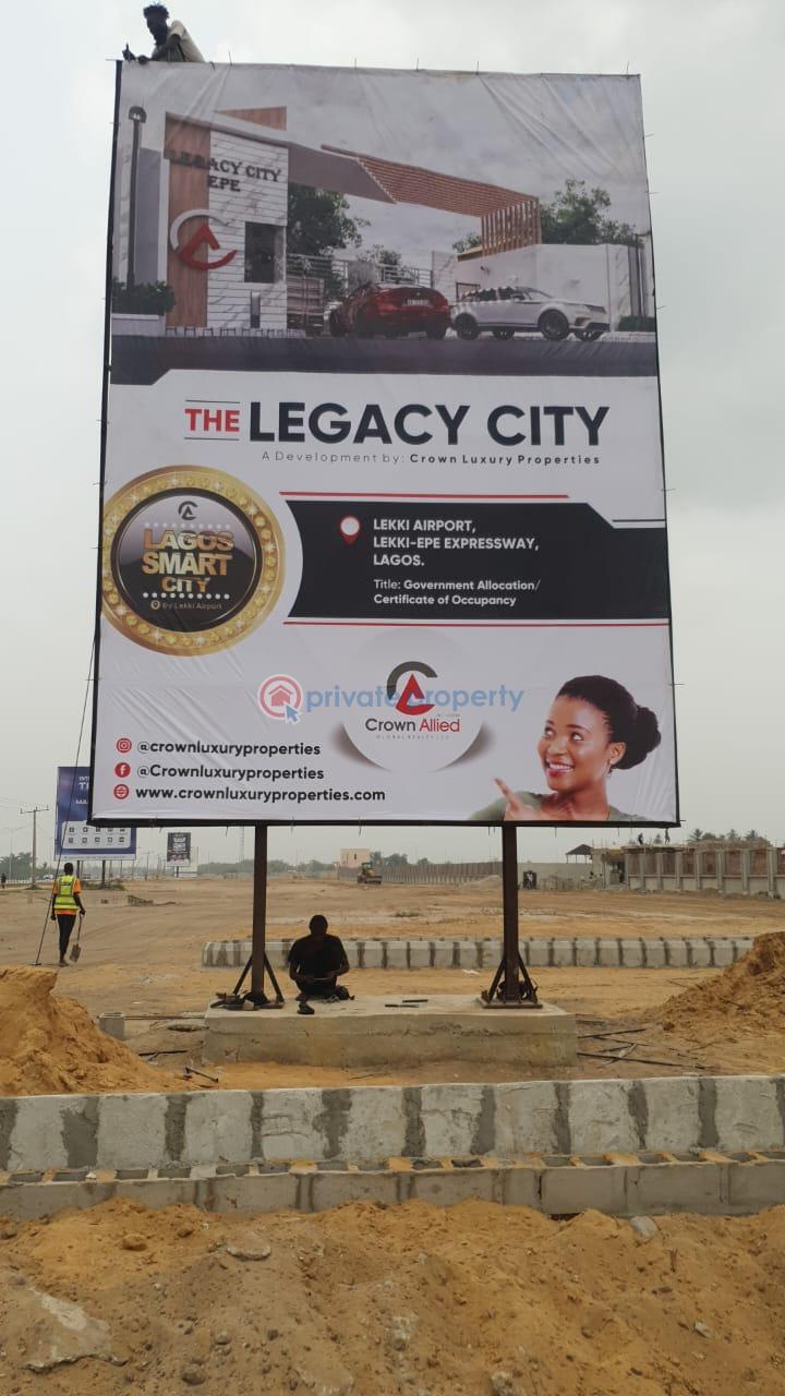 Land For Sale Crown Legacy City, Along Lekki Epe Express Way . Epe Lagos - 3