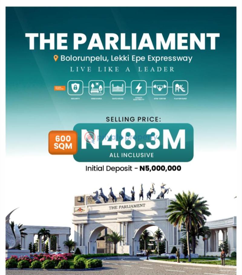 Land with c of o facing lekki epe expressway the parliament 1.0 - 3 Residential Land For Sale The Parliament 1.0 Along Lekki Epe Expressway Ibeju-Lekki Lagos - 3
