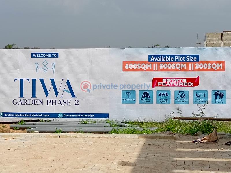 Residential Land For Sale Tiwa Gardens City Phase 2 Eleranigbe Ibeju Lekki Eleran Igbe Ibeju-Lekki Lagos - 0