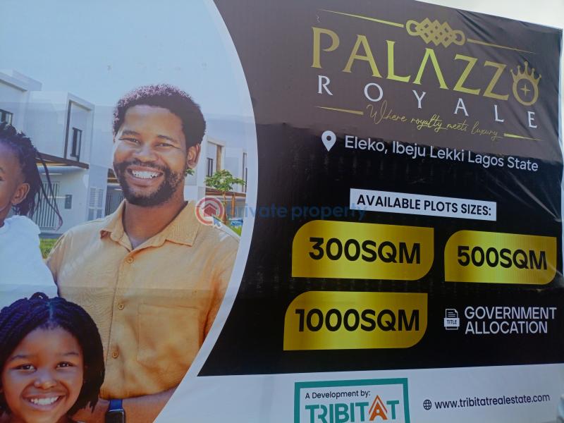 Residential Land For Sale Palazzo Royale Estate Behind Pan Atlantic Universityeleko Ibeju Lekki Eleko Ibeju-Lekki Lagos - 0