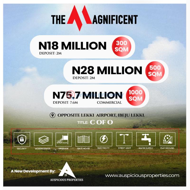 Residential Land For Sale The Magnificent Estate Adjacent The Lekki International Airport Eleko Ibeju-Lekki Lagos - 1