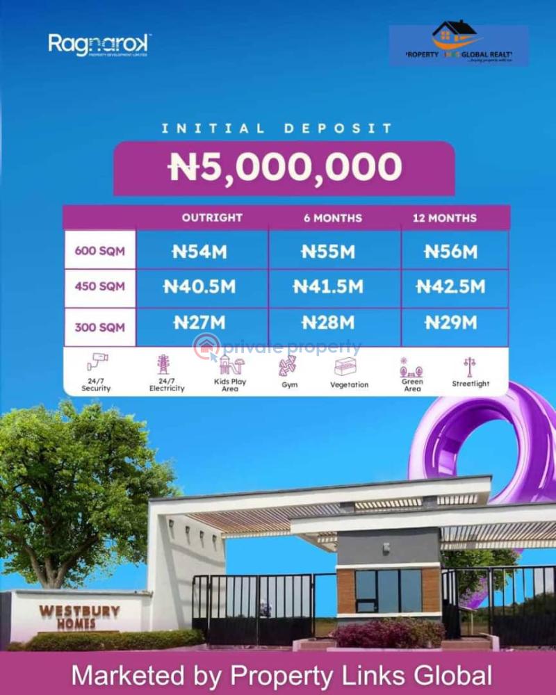 Residential Land For Sale Westbury Homes Located At Lakowe Golf Ibeju-Lekki Lagos - 0