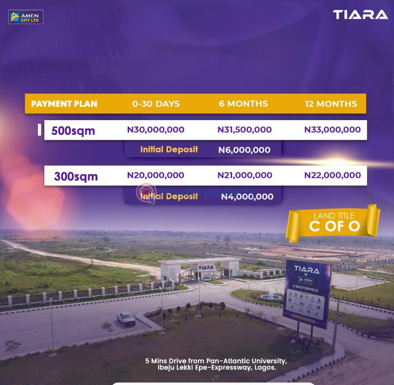 Residential Land For Sale Tiara Estate By Amen City Eleko Ibeju-Lekki Lagos - 7