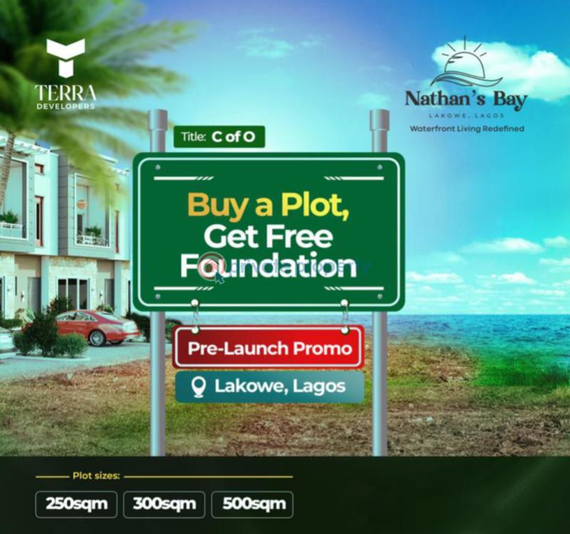Residential Land For Sale Lakowe Off Onishan Road Nathan's Bay Estate Lakowe Ajah Lagos - 1