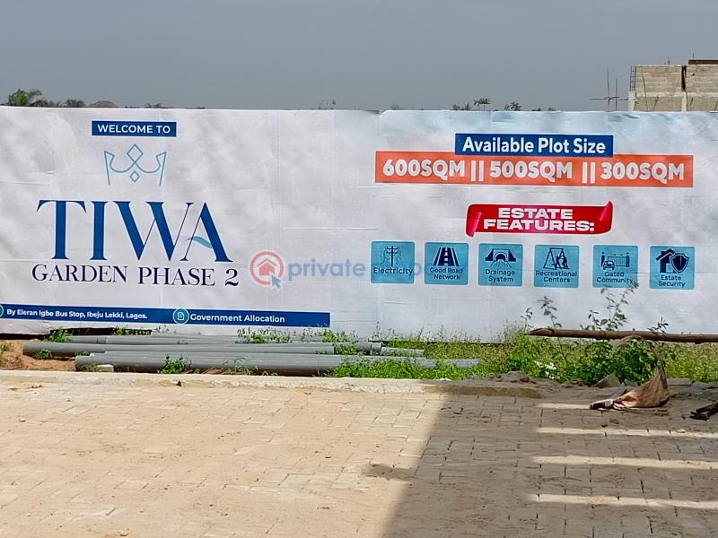 Residential Land For Sale Tiwa Gardens City Phase 2 Eleranigbe Ibeju Lekki Eleran Igbe Ibeju-Lekki Lagos - 2