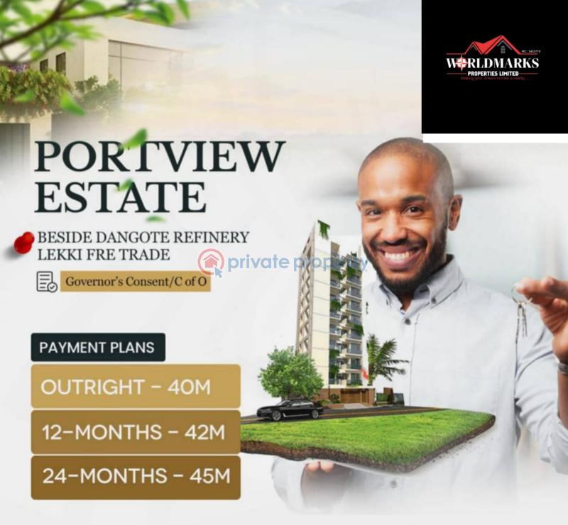 Land with c of o/governor's consent in portview estate ibeju-lekki lagos - 18 Land For Sale Portview Estate Along Dangote Refinery Road Ibeju Lekki Lagos Ibeju-Lekki Lagos - 18