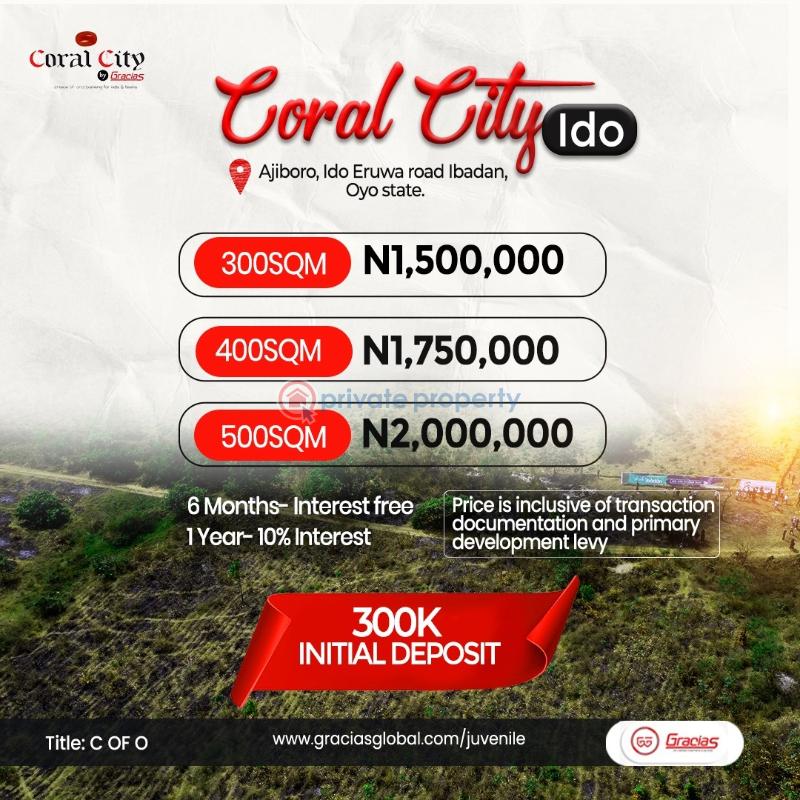 Residential Land For Sale Coral City Estate, In Ido Eruwa Road Ajibode Ibadan Oyo - 1