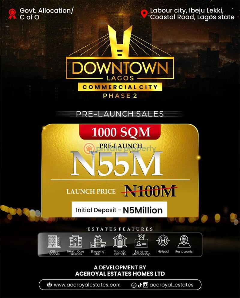 Residential Land For Sale Downtown Lagos Commercial City Estate Eleko Ibeju-Lekki Lagos - 5