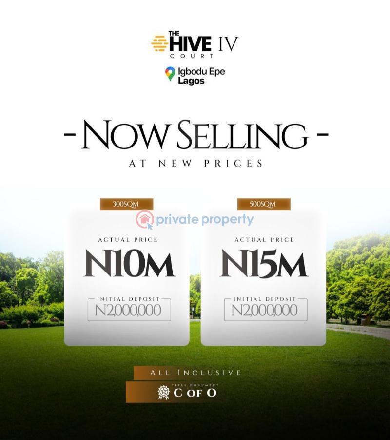 Residential Land For Sale The Hive Iv Court Estate Igbodu Epe Lagos Epe Lagos - 0