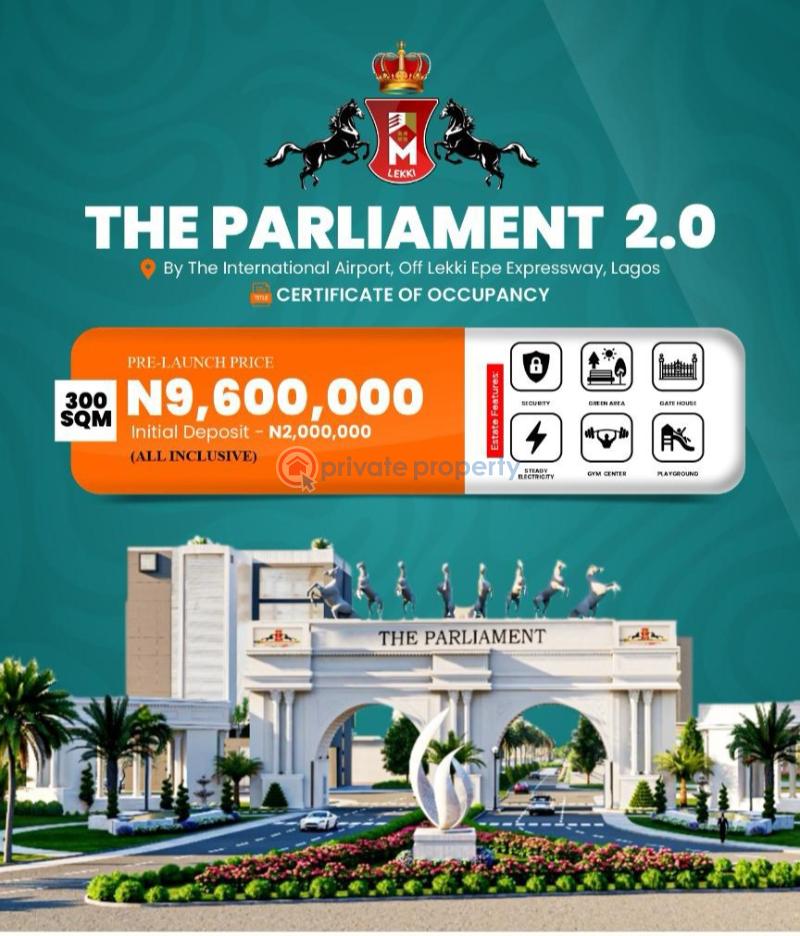 Mixed use Land For Sale The Parliament 2.0 Estate Opposite Lekki International Airport Aiyetoro Scheme Ibeju Lekki Lagos Eleko Ibeju-Lekki Lagos - 0