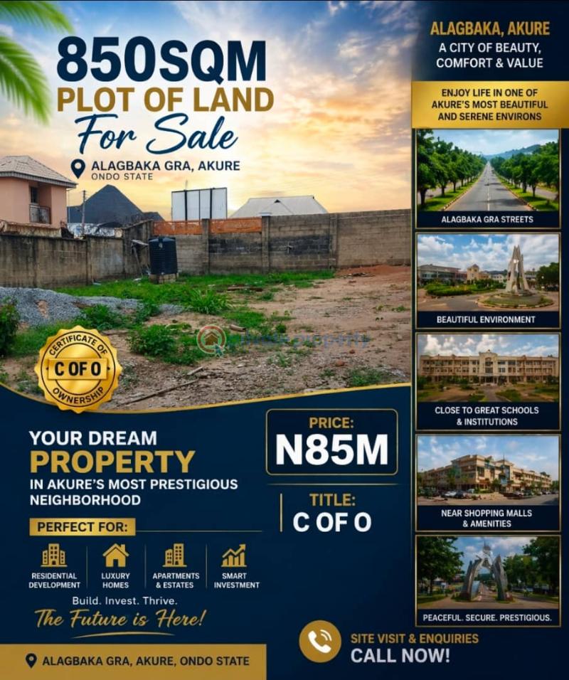 Mixed use Land For Sale Alagbaka Gra Akure Ondo - 1