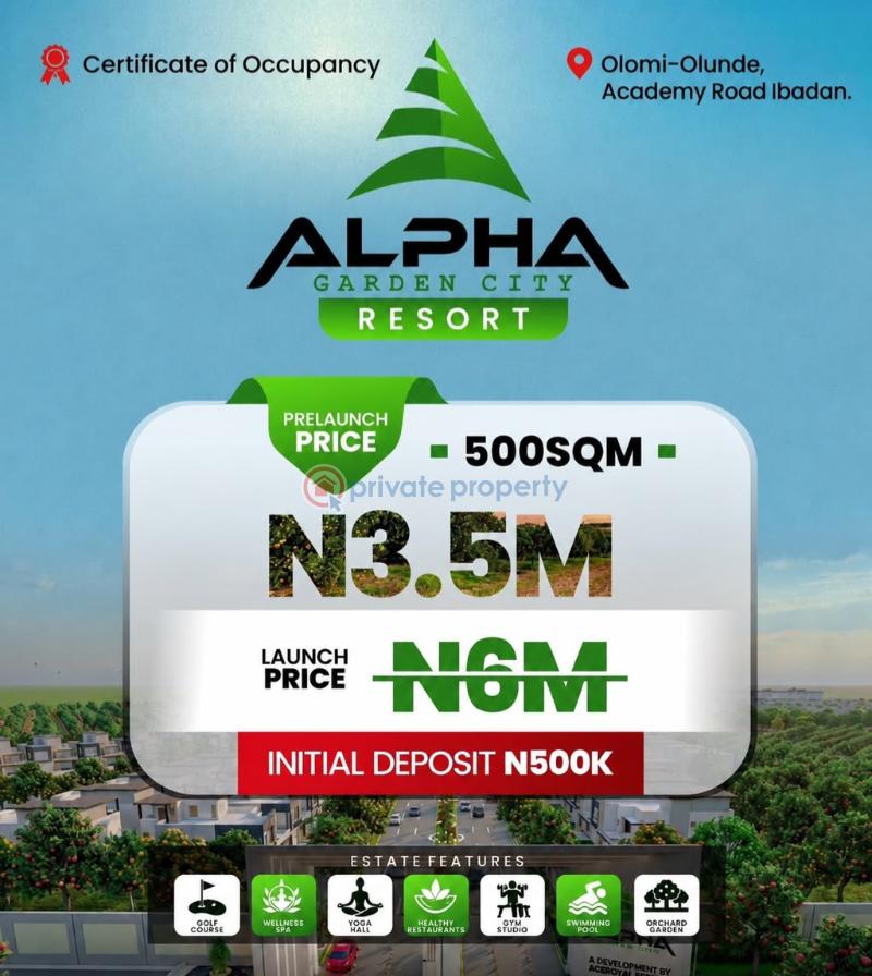 Mixed use Land For Sale Alpha Garden City Resort Oloju Oro Road Academy Ibadan Oyo - 2