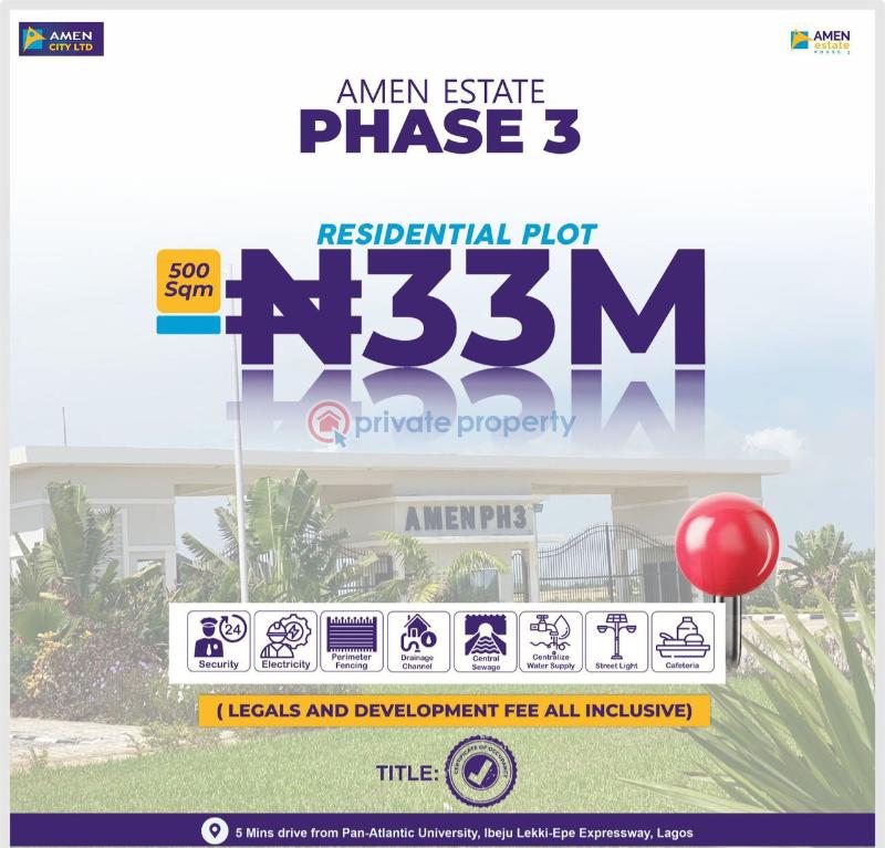 Residential Land For Sale Amen Estate Phase 3 Aiyetoro Scheme By Lekki Int'l Airport Lekki Epe Expressway Ibeju Lekki Lagos Eleko Ibeju-Lekki Lagos - 4
