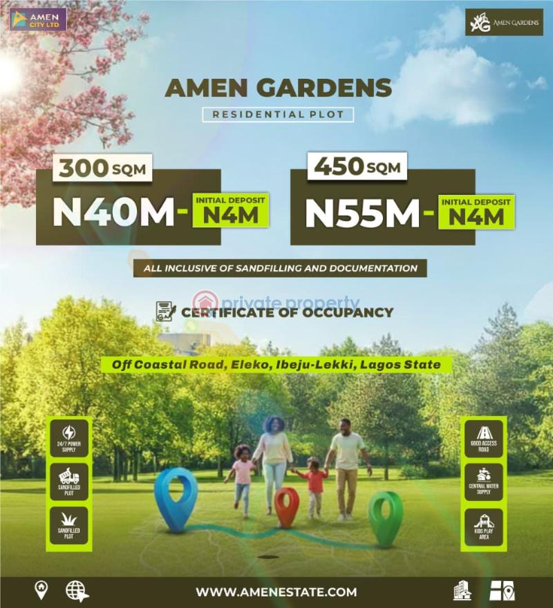 Residential Land For Sale Amen Gardens Along Eleko Beach Road Ibeju Lekki Lagos Eleko Ibeju-Lekki Lagos - 11