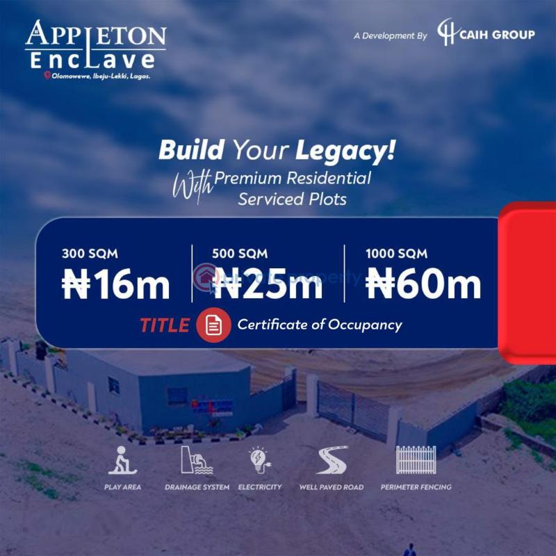 Mixed use Land For Sale Appleton Enclave Estate Olomowewe 5mins From Lekki Deep Seaport Ibeju Lekki Lagos Okunraiye Ibeju-Lekki Lagos - 4
