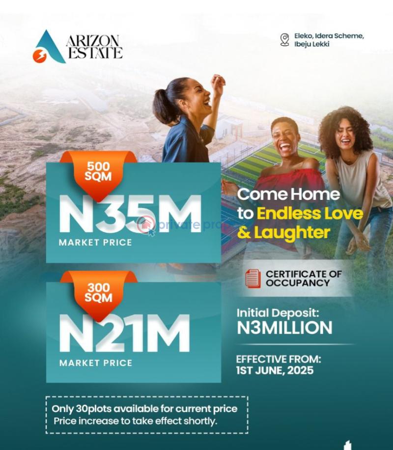Mixed use Land For Sale Arizon Estate Eleko Ibeju Lekki Lagos Eleko Ibeju-Lekki Lagos - 3