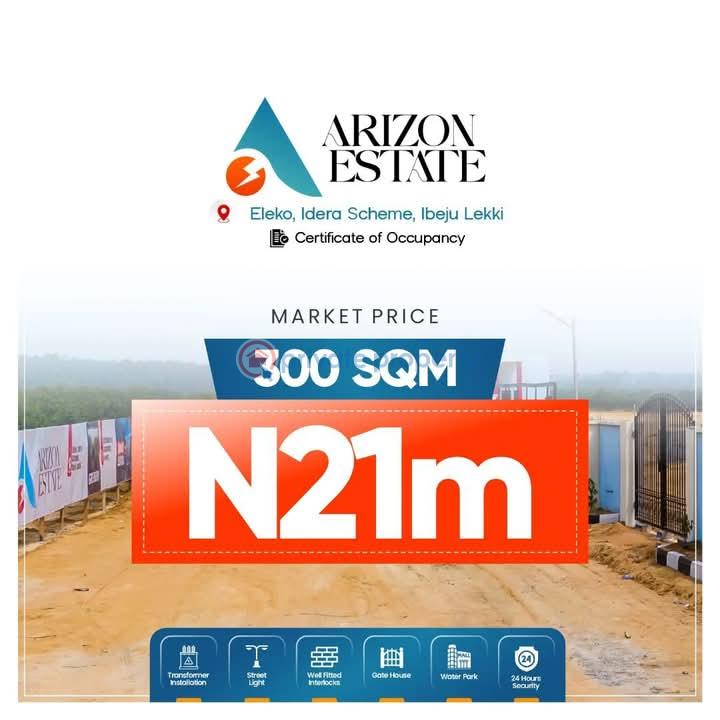 Mixed use Land For Sale Arizon Estate Eleko Ibeju Lekki Lagos Eleko Ibeju-Lekki Lagos - 1