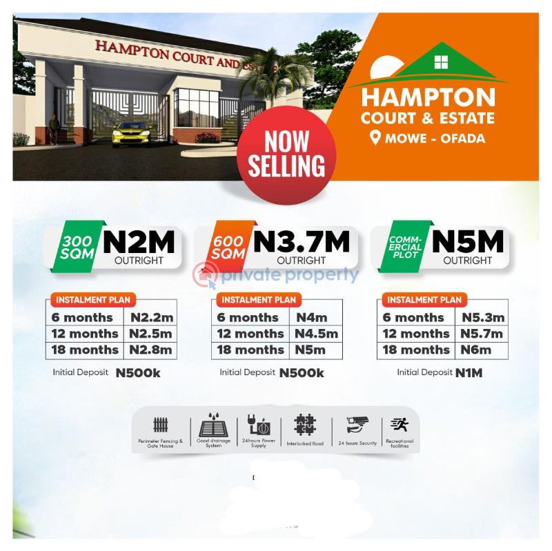 Residential Land For Sale Hampton Court Estate Mowe Ofada Ogun State Ofada Ogun area  - 4