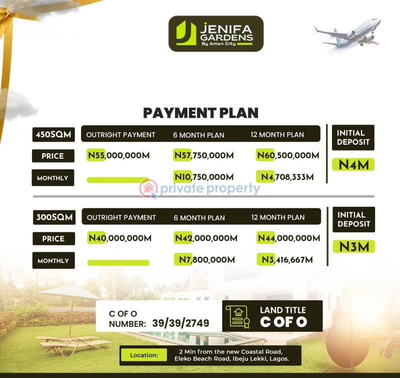 Residential Land For Sale Jenifa Gardens Estate Eleko Beach Road Ibeju Lekki Lagos Eleko Ibeju-Lekki Lagos - 6