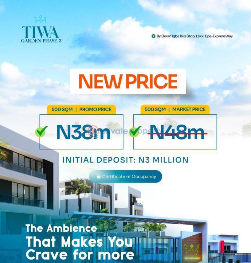 Residential Land For Sale Eleko Ibejulekki Lagos Eleko Ibeju-Lekki Lagos