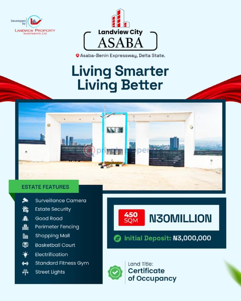 Residential Land For Sale Landview City Estate Along Asaba Benin Expressway Asaba Asaba Delta - 0