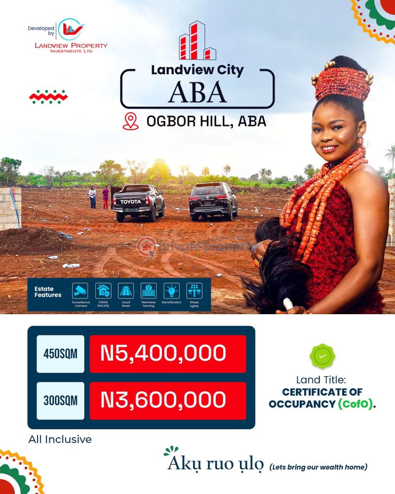 Land For Sale Landview City Estate Ogbor Hill Aba Abia State Aba South Abia - 0