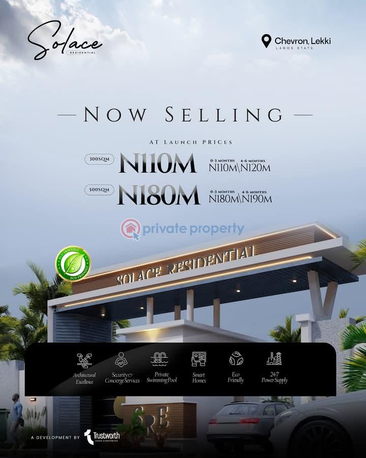 Mixed use Land For Sale The Solace Residential Estate Gracefield Island Chevron Drive Lekki Lagos Chevron Drive Lekki Lagos - 1