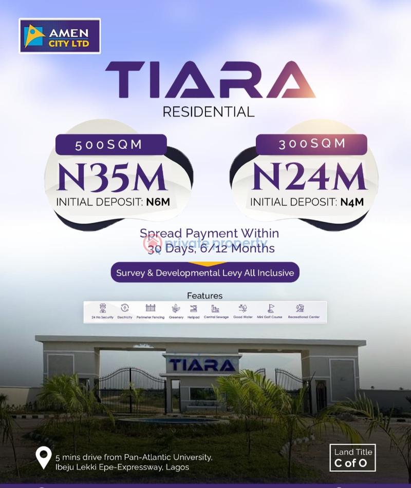 Residential Land For Sale Tiara Estate By Amen Estate Opposite Lekki International Airport Yeguda Zone Ibeju Lekki Lagos Eleko Ibeju-Lekki Lagos - 4