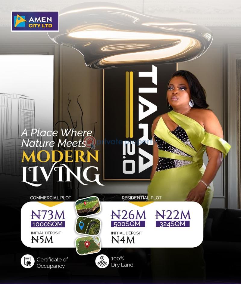 Residential Land For Sale Tiara Estate By Amen Estate Opposite Lekki International Airport Yeguda Zone Ibeju Lekki Lagos Eleko Ibeju-Lekki Lagos - 1