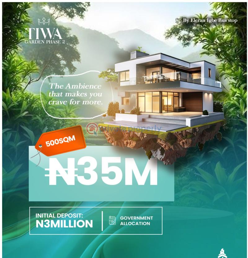 Residential Land For Sale Tiwa Garden Phase Ii Elerangbe Bus Stop Along Lekki Epe Expressway Ibeju Lekki Lagos Eleko Ibeju-Lekki Lagos - 4